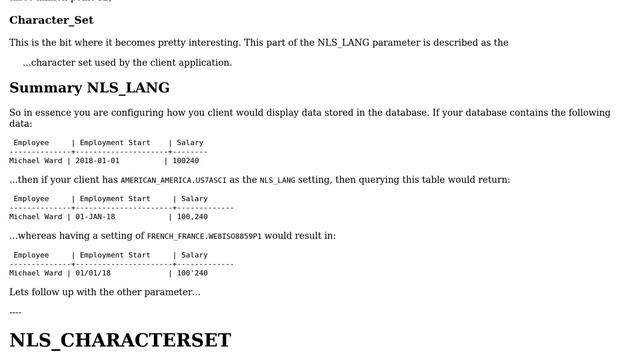 Databases: NLS_LANG and NLS_CHARACTERSET (3 Solutions!!) смотреть онлайн