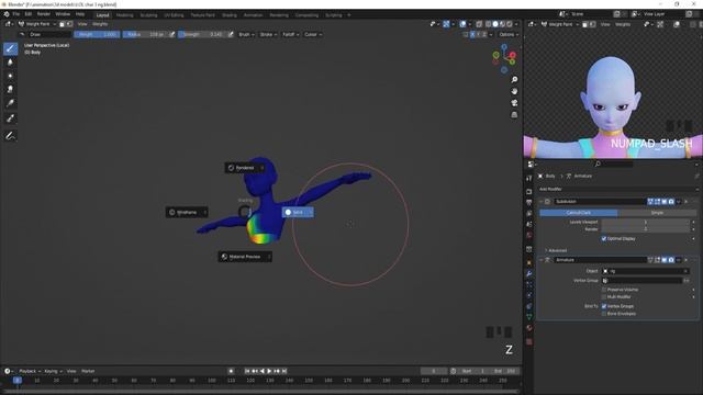 Easy character Rigging | how to rig game charecter in Blender | Right way to rig | AniSculpt смотреть онлайн