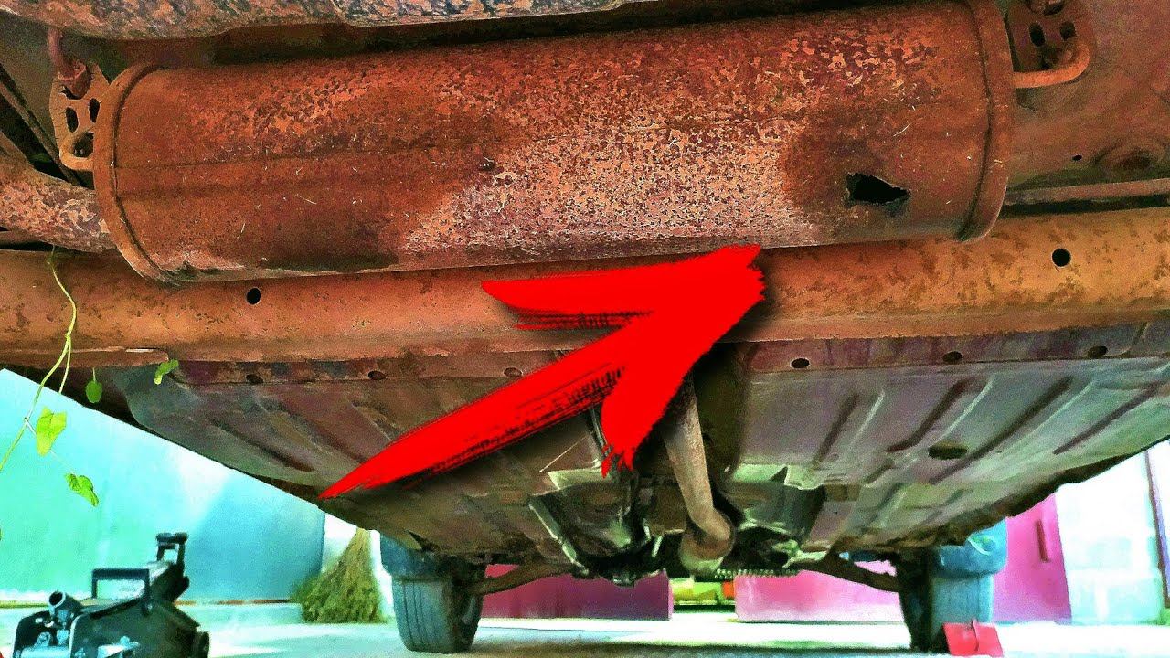 Прогорел Глушитель: Ремонт без сварки. Это Просто. Не выбрасывайте прогоревший глушитель. смотреть онлайн