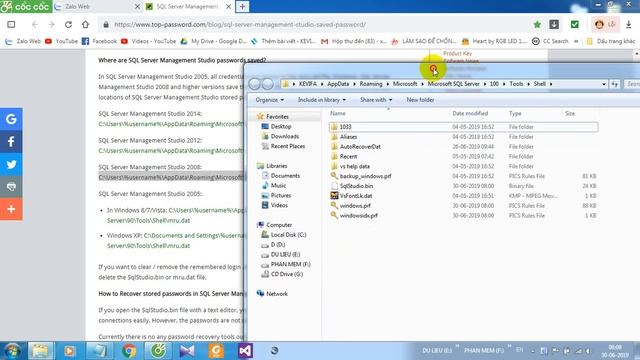 SQL Server Management Studio Saved Password смотреть онлайн