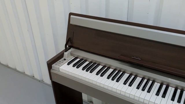 Yamaha Arius YDP-S30 slimline space saving digital piano in dark rosewood finish stock number 23227 смотреть онлайн