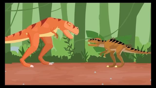T-Rex vs Monster Dinosaur Battles Level Challenge Rampage | Dino Animation смотреть онлайн