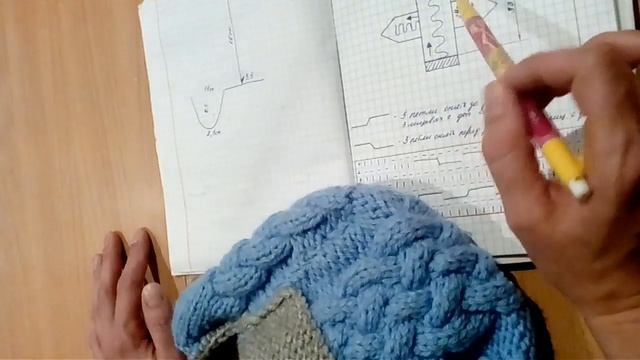 Шапка-ушанка для мальчика спицами смотреть онлайн