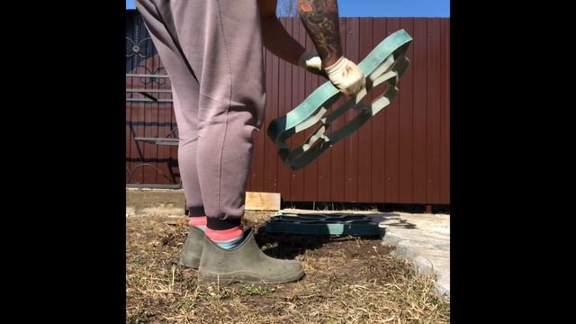 Садовые дорожки или дачные тропинки, своими руками из раствора цемента и форм. 6 соток смотреть онлайн