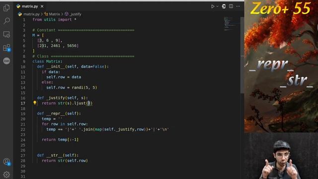 Python __repr__ && __str__ Class Z+55 || متدهای نمایش смотреть онлайн