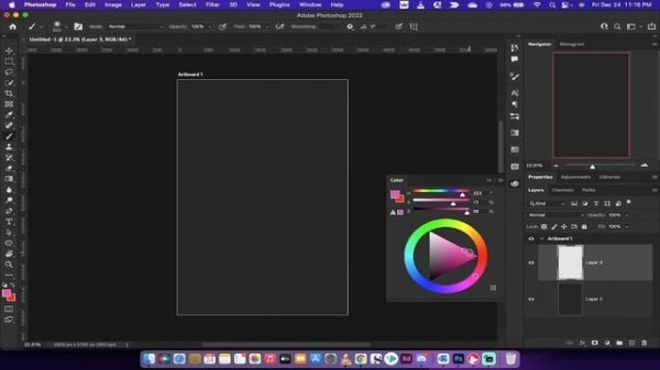 How To Find Color Wheel and Sliders - Photoshop 2022