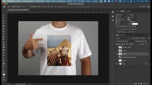 Как сделать мокап футболки с принтом в фотошопе?