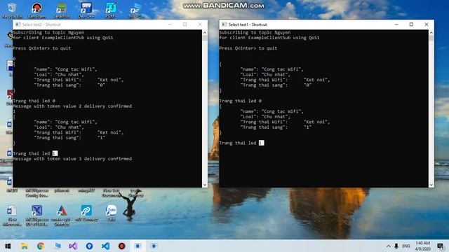 MQTT + parse JSON смотреть онлайн