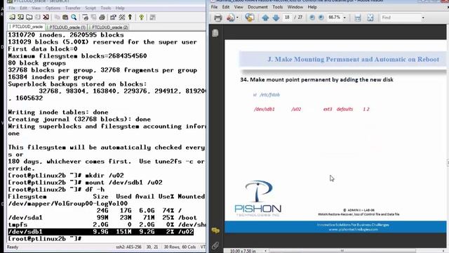LAB6.2 RMAN Restore Recover from Loss of control and datafile смотреть онлайн