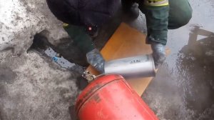 Установка сухих гильз даф 95