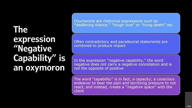 Negative Capability and Psychotherapy смотреть онлайн
