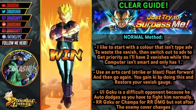 JUST TRY AND SURPASS ME! NORMAL, HARD & SCREAM CHALLENGE CLEAR GUIDE!| DragonBall Legends | Guide смотреть онлайн