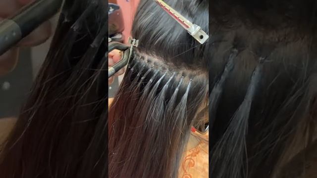 Human Hair extensions at lotus salon❤️ смотреть онлайн