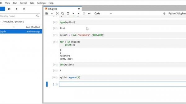 Python List Data Structure Basic Operations || Python Tutorials For Absolute Beginners