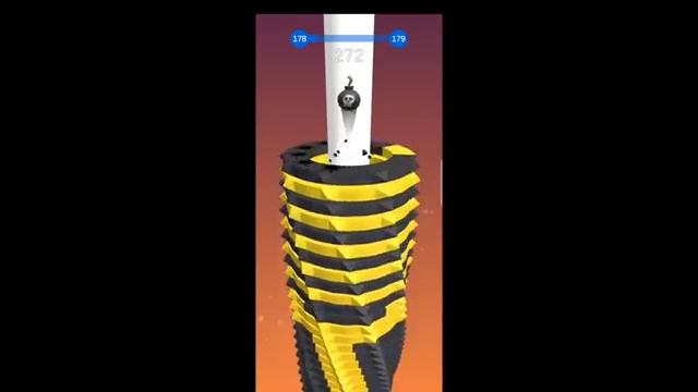 Stack Ball 3D - Gameplay - First Levels 170 - 185 (iOS - Android) смотреть онлайн