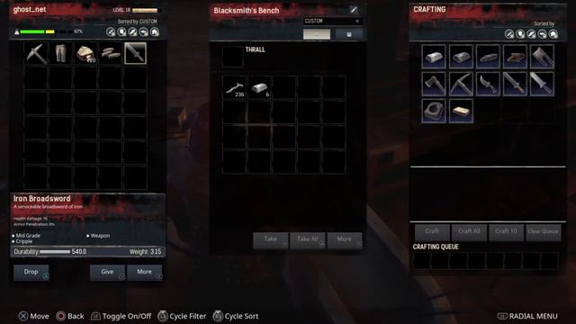 Upgrading Equipment with Iron - Conan Exiles - gameplay Episode 3 смотреть онлайн