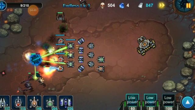 Galaxy defence TD ENDLESS GAME high score... смотреть онлайн