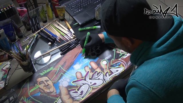 Saikone: Let`s Paint #150 - Screenshot - "4 Elemente / Definition Wildstyle" смотреть онлайн