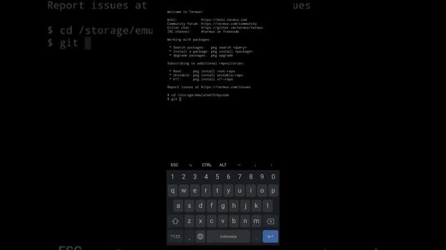 Cara Install Git Dan Commit ke GitHub Di Smartphone Android смотреть онлайн