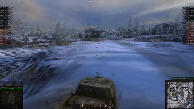 ISU-152 На этой карте экипаж замерзает постоянно... смотреть онлайн