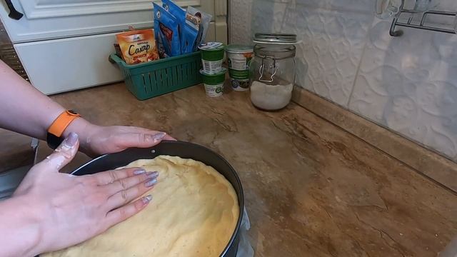 Пирог со сметанно - творожной начинкой на песочном тесте!!        Выпуск №24