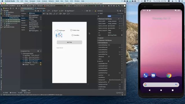 Lesson012 FoodMenu (Checkbox) Android Apps Programming with Android Studio смотреть онлайн