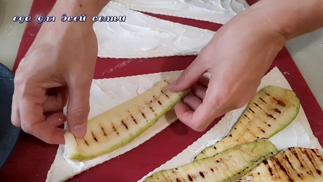 Как приготовить кабачки или Круассаны с интересной начинкой. Ссылка на полное видео в описании смотреть онлайн