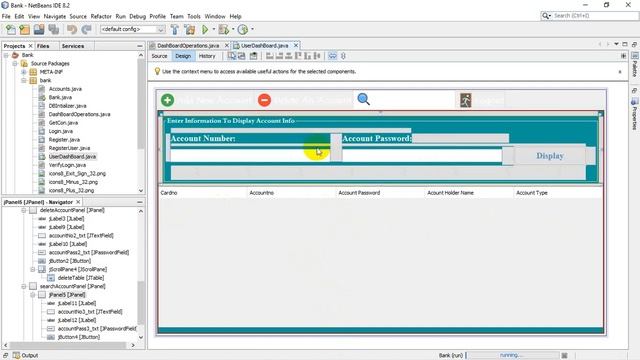 Bank App java GUI Swing _ In Arabic_ part 3 смотреть онлайн
