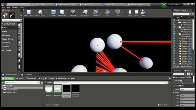 Unreal Force Directed Graph demonstration смотреть онлайн