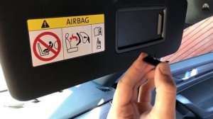 Снятие сонечнозащитного козырька SKODA KODIAQ (VAG)