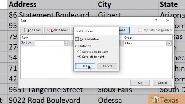 Reorder columns in #Excel using sort by row смотреть онлайн