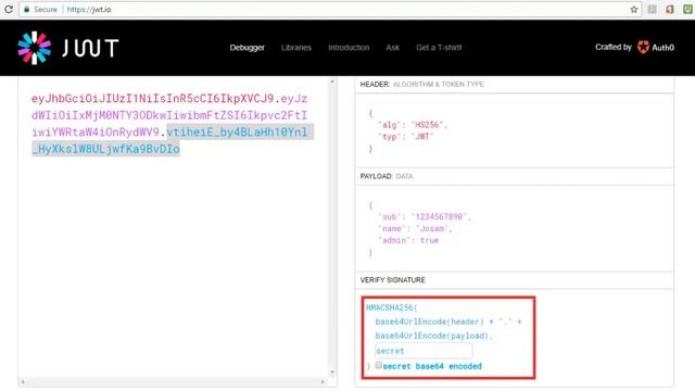 JSON Web Token (JWT) смотреть онлайн