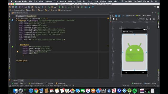Android Tutorial: Frame Layout смотреть онлайн