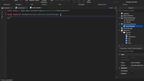 Car Color Customization System | Roblox Scripting Tutorial