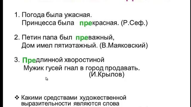 Правописание приставок ПРЕ ,ПРИ 6 класс . смотреть онлайн