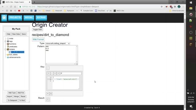 The Origin Creator - A visual tool for creating custom Minecraft datapacks смотреть онлайн