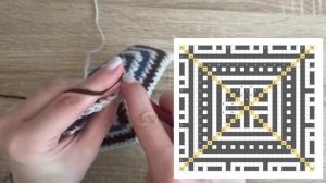 Бесконечная мозаичная плитка: практикум по вязанию из центра