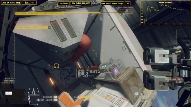 Large Cargo Javelin - RACE 99 - Hardspace Shipbreaker Speedrun смотреть онлайн