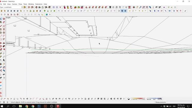 Exporting from sketchup to photoshop/ Illustrate an Architecture Section in Photoshop / Part 1 смотреть онлайн