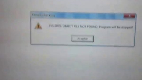 Error Ediabas Sys-0005