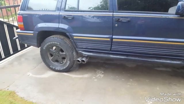 Jeep Grand cherokee ZJ FLOWMASTER SUPER 44 " SIDE EXHAUST " смотреть онлайн