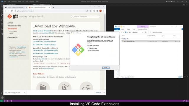Installing VS Code extensions - GitHub Repositories смотреть онлайн