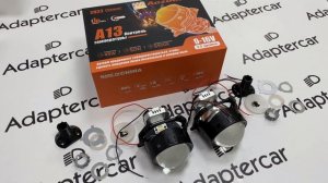 Би-светодиодные линзы Aozoom A13 3.0 (Hella 3R) (5500K, 45W/50W)