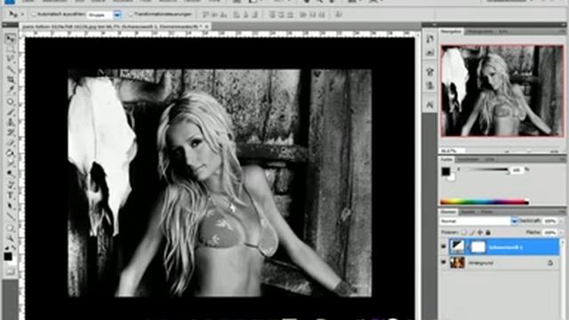 Adobe Photoshop CS4 Tutorial Aktionen Tool Recording Tool смотреть онлайн