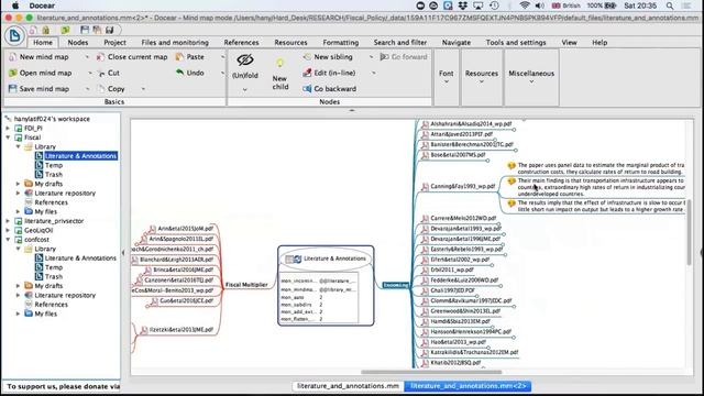 Docear: How To Organise Your Literature?
