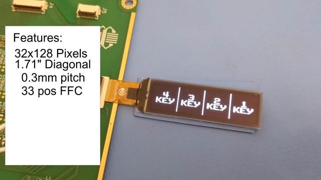 1.71" In-Cell Touchscreen Monochrome OLED Display смотреть онлайн