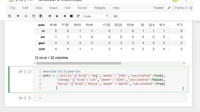 Nested Dictionaries смотреть онлайн