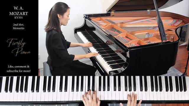Mozart Piano Sonata No. 11 in A Major KV331- II. Menuetto смотреть онлайн