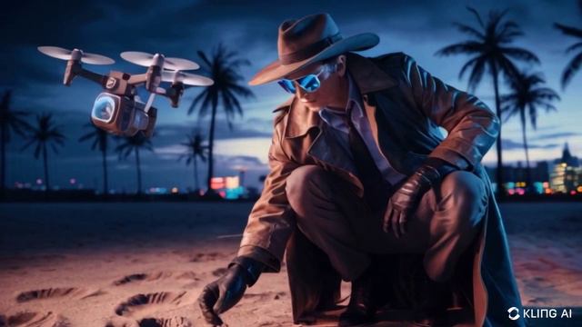 Miami Pixelated Rain