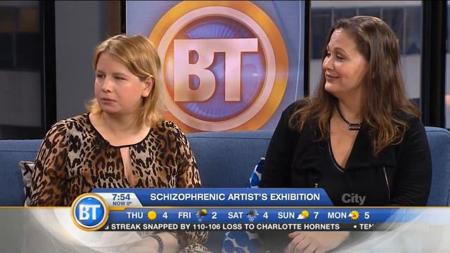 Artist Alana Barrell on Breakfast Television (BT) Montreal смотреть онлайн